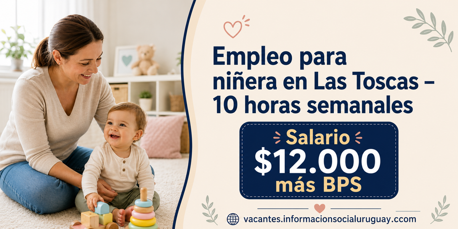 niñera en Las Toscas
