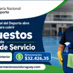 Llamado Secretaría Nacional del Deporte