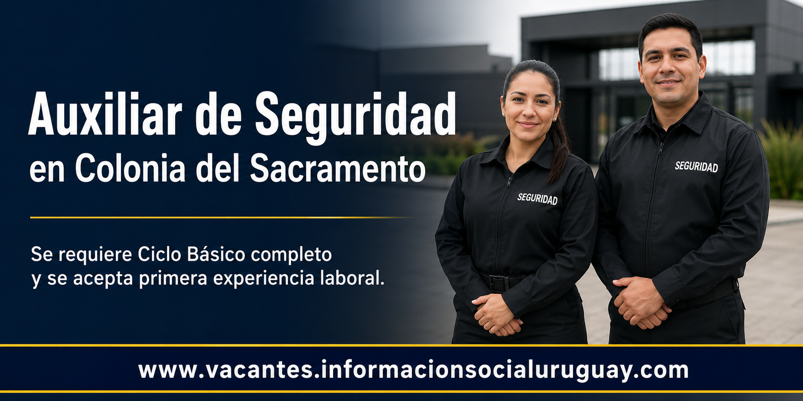 auxiliar de seguridad en Colonia