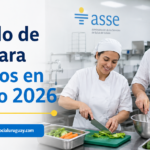 Llamado de ASSE para cocineros en Durazno 2026