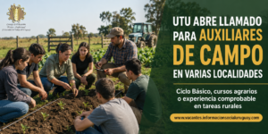 llamado UTU auxiliar de campo 2026