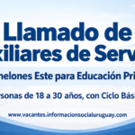 auxiliares de servicio en primaria