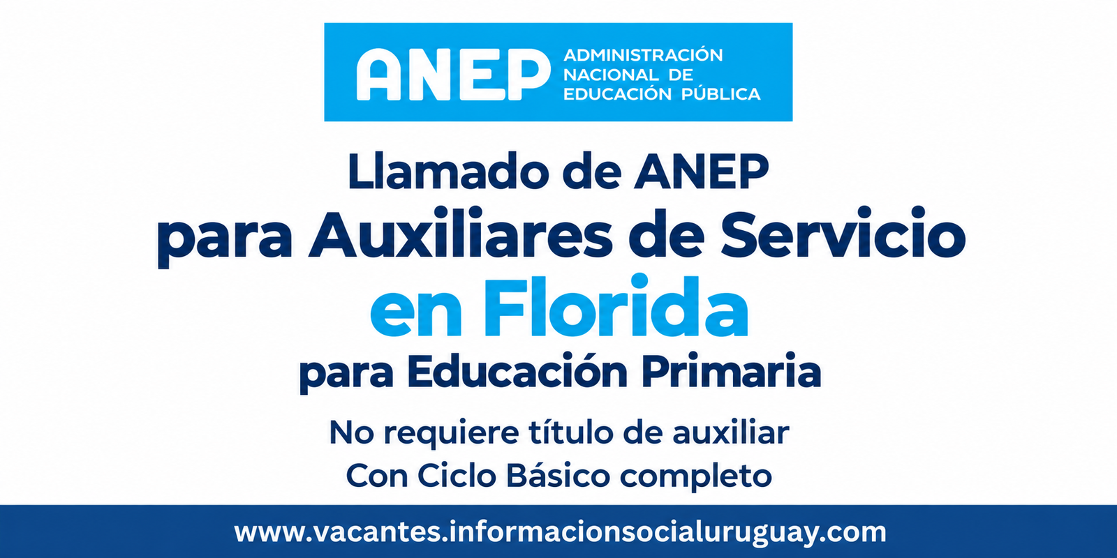 llamado de ANEP