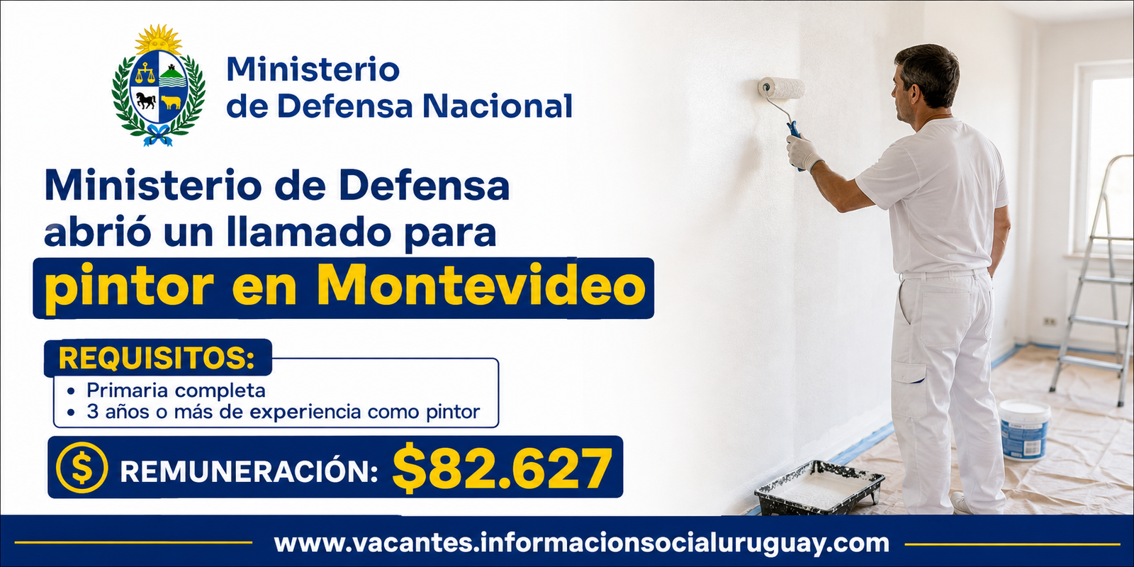 llamado Ministerio de Defensa para pintor
