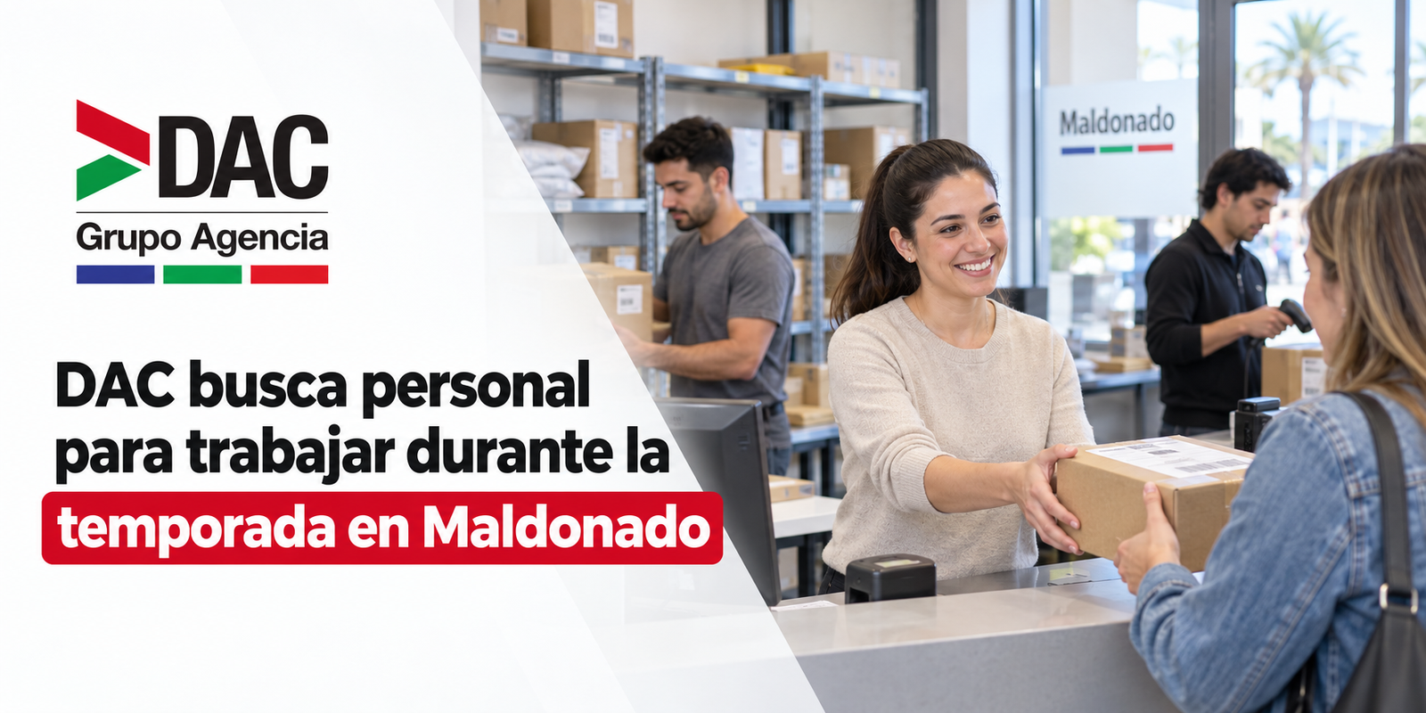 DAC busca personal para la temporada