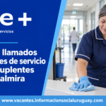 auxiliares de servicio en Nueva Palmira