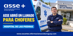 llamado de ASSE para choferes