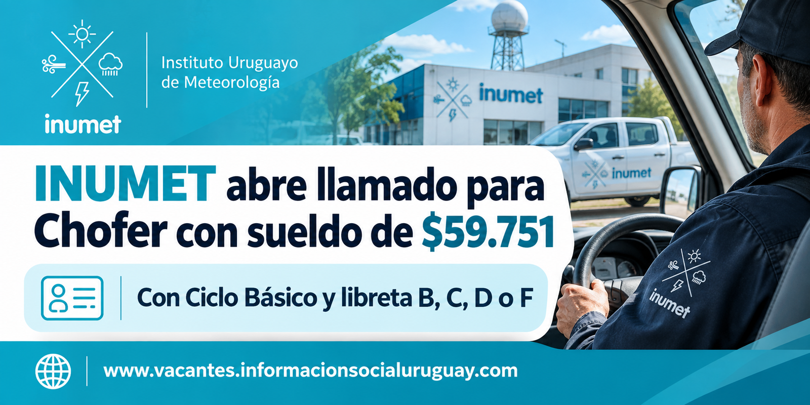 INUMET llamado chofer