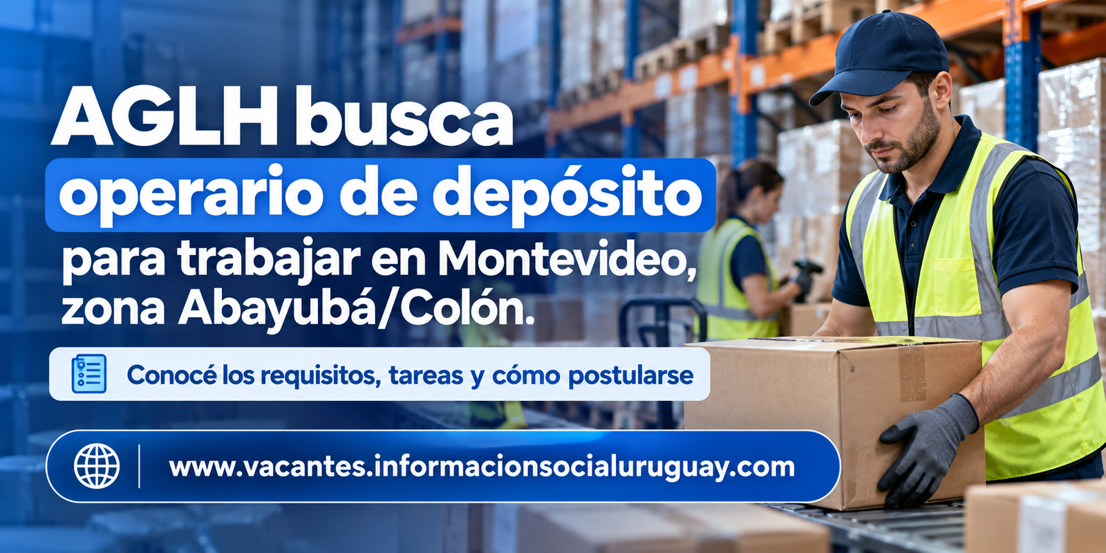 operario de depósito Montevideo