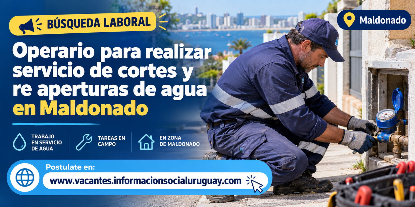 operario de servicios Maldonado