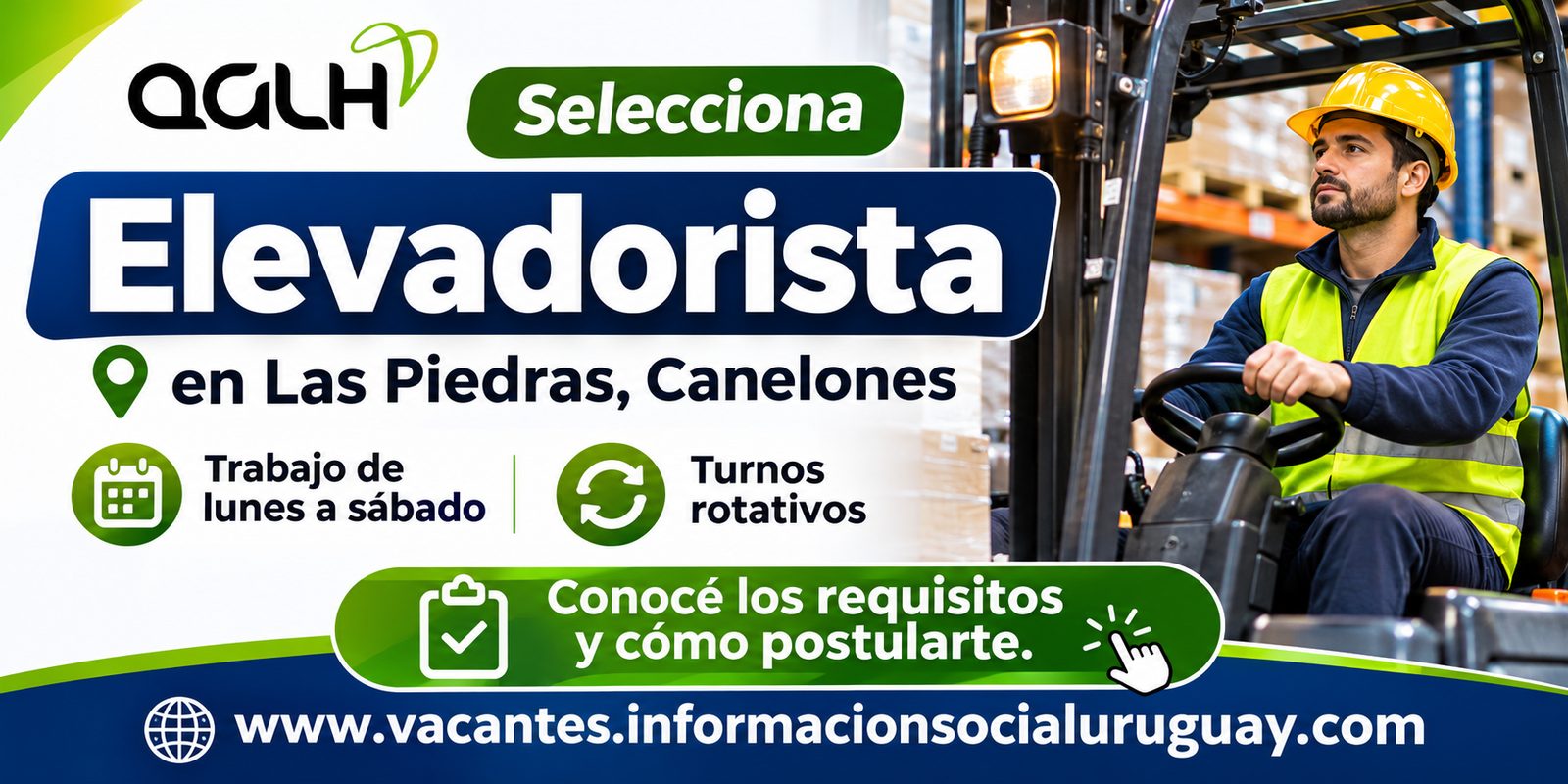 Elevadorista en Las Piedras