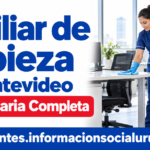 auxiliar de limpieza en Montevideo