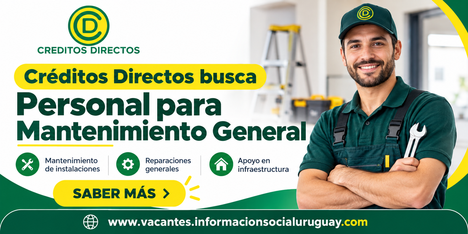 Créditos Directos mantenimiento general Montevideo