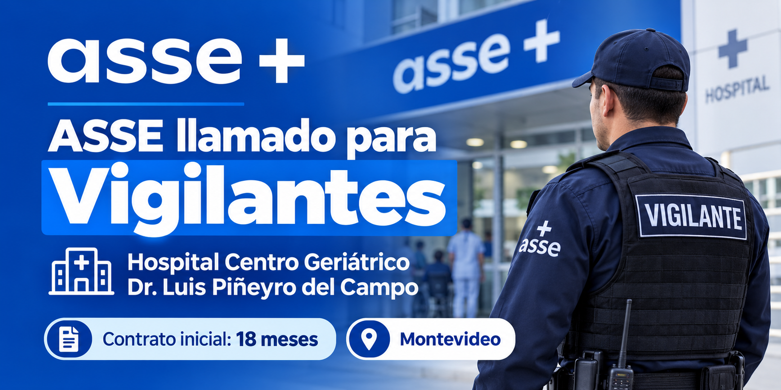 ASSE llamado Vigilantes Montevideo