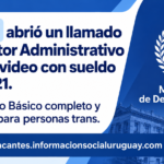 llamado MIDES Gestor Administrativo