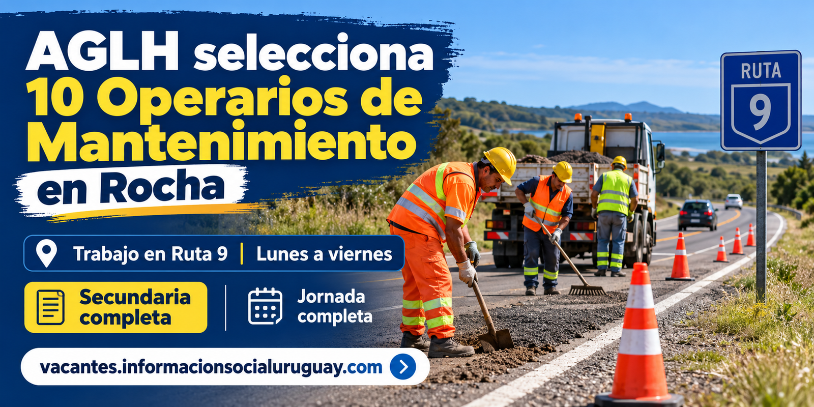 operarios de mantenimiento en Rocha