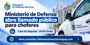 Ministerio de Defensa llamado choferes