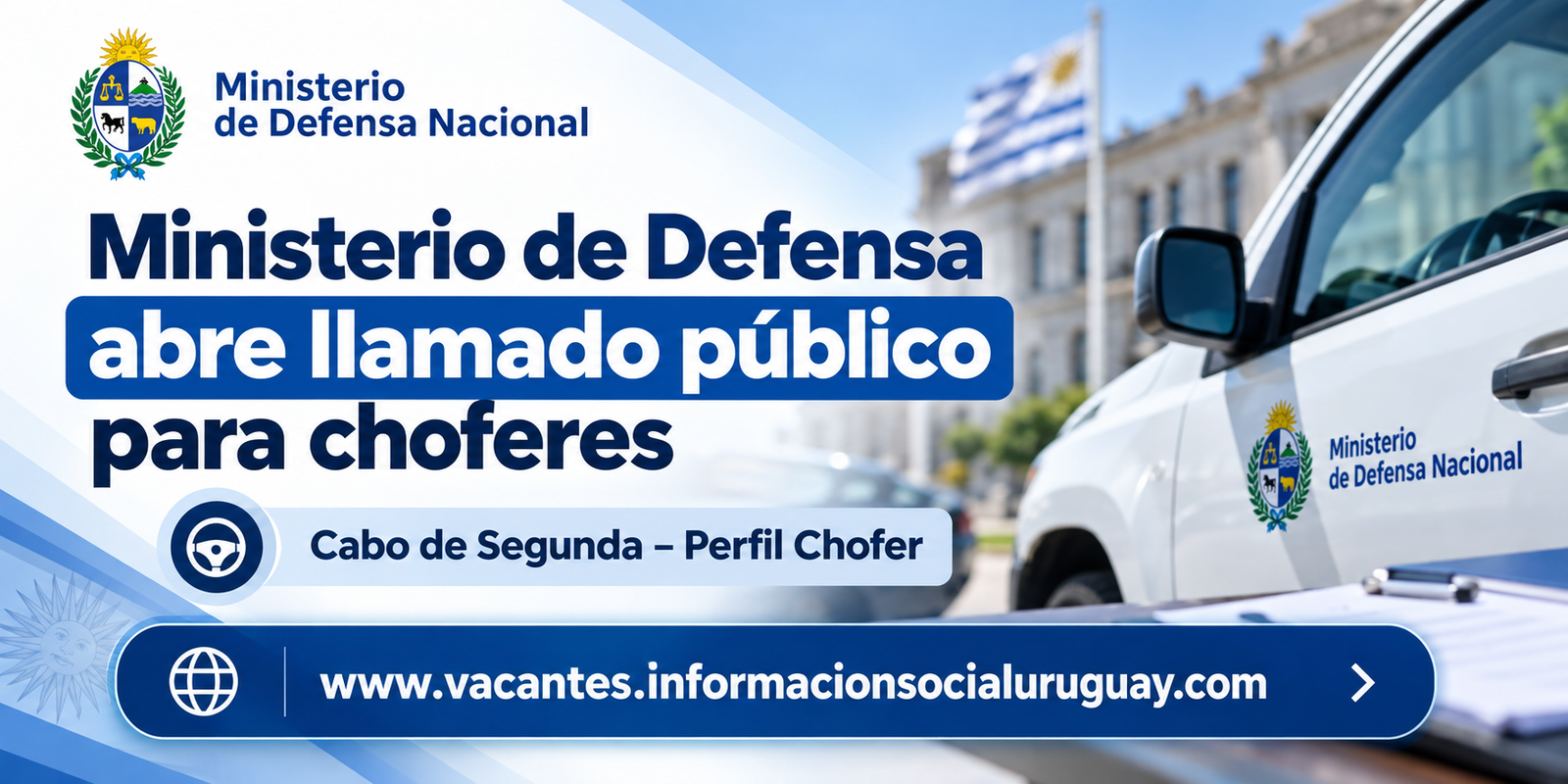 Ministerio de Defensa llamado choferes