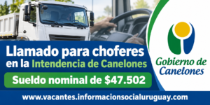 llamado chofer Intendencia de Canelones