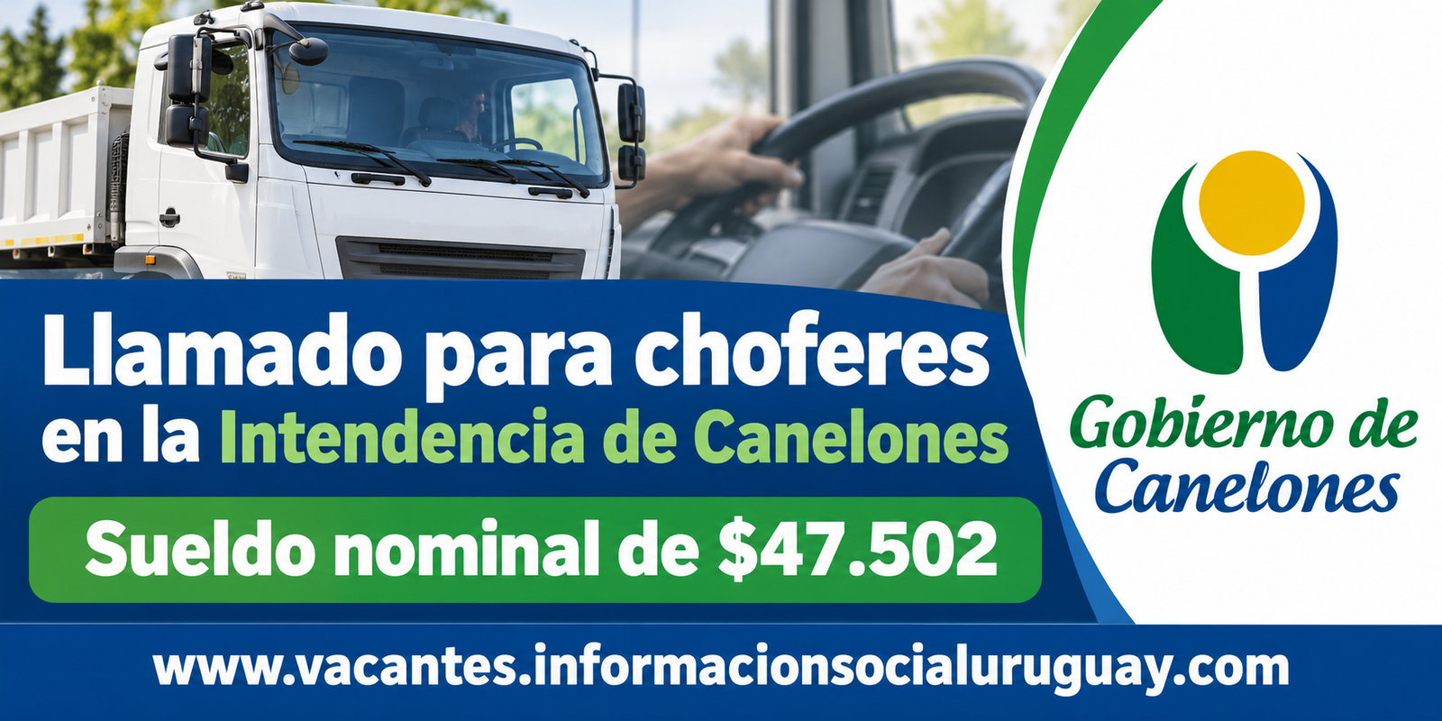 llamado chofer Intendencia de Canelones