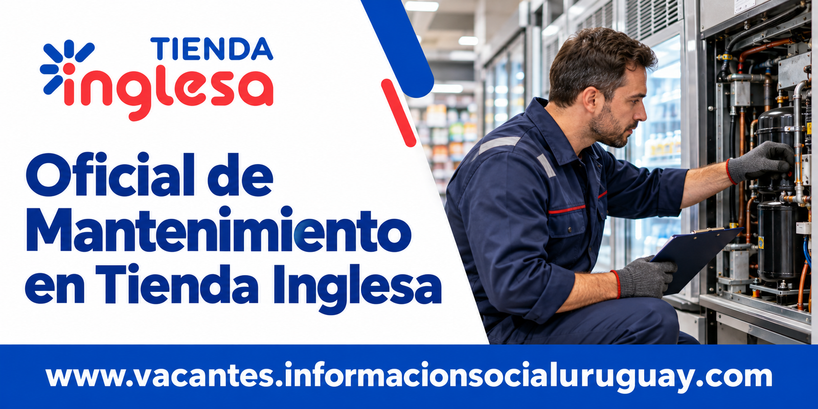 Oficial de Mantenimiento en Tienda Inglesa.