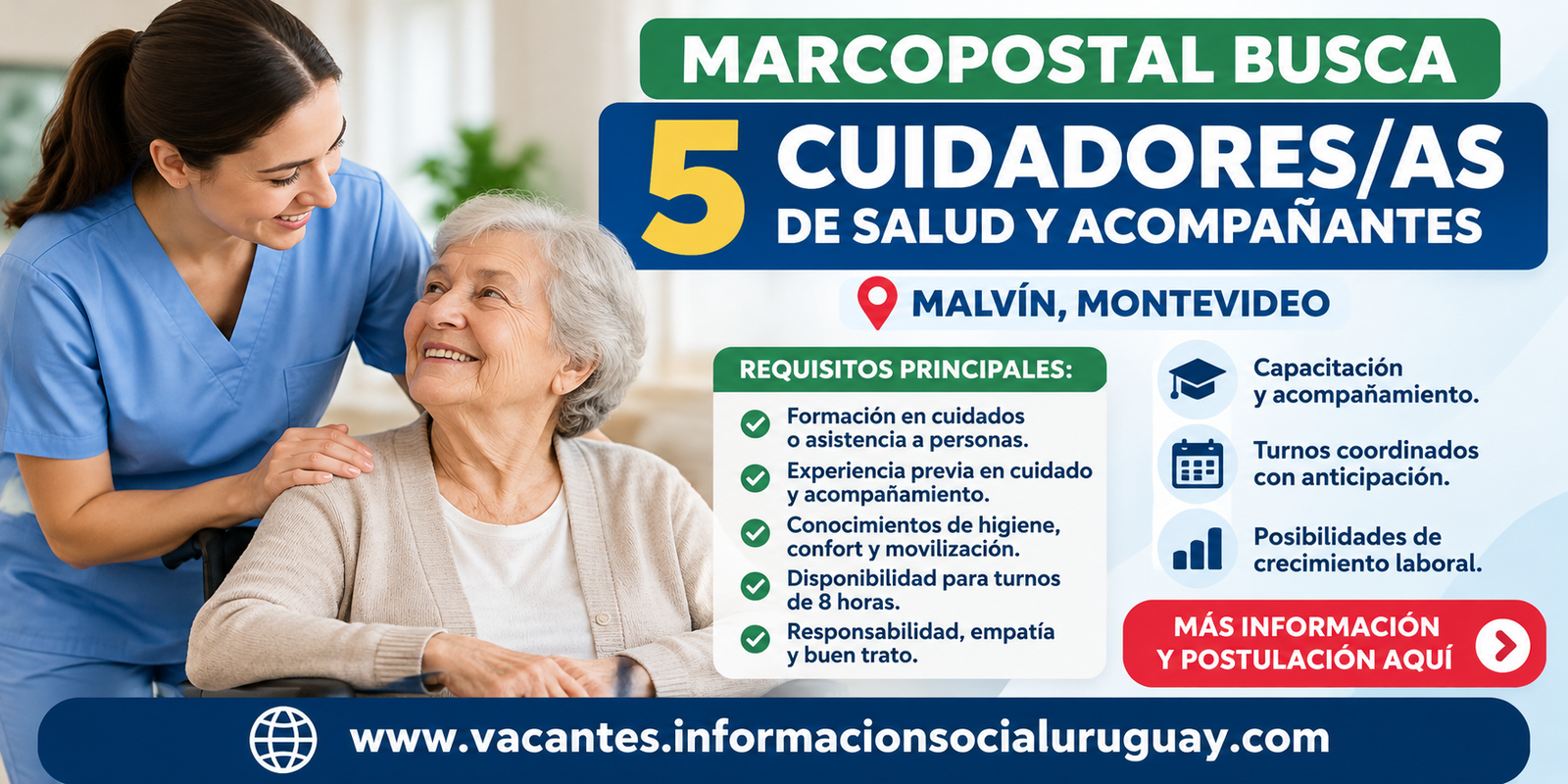cuidadores en Montevideo