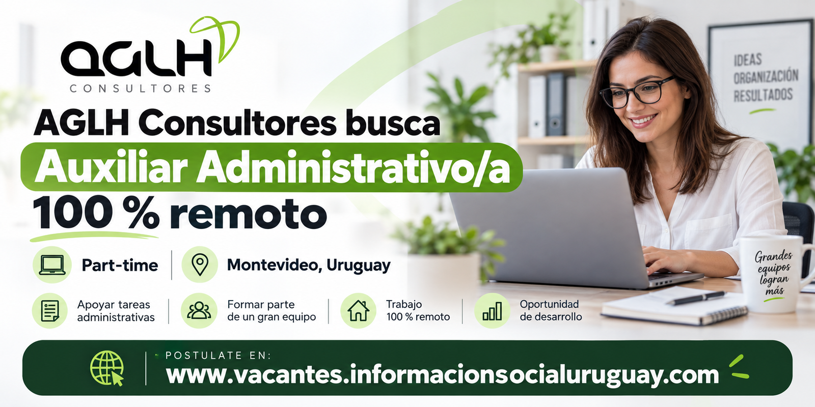 auxiliar administrativo remoto