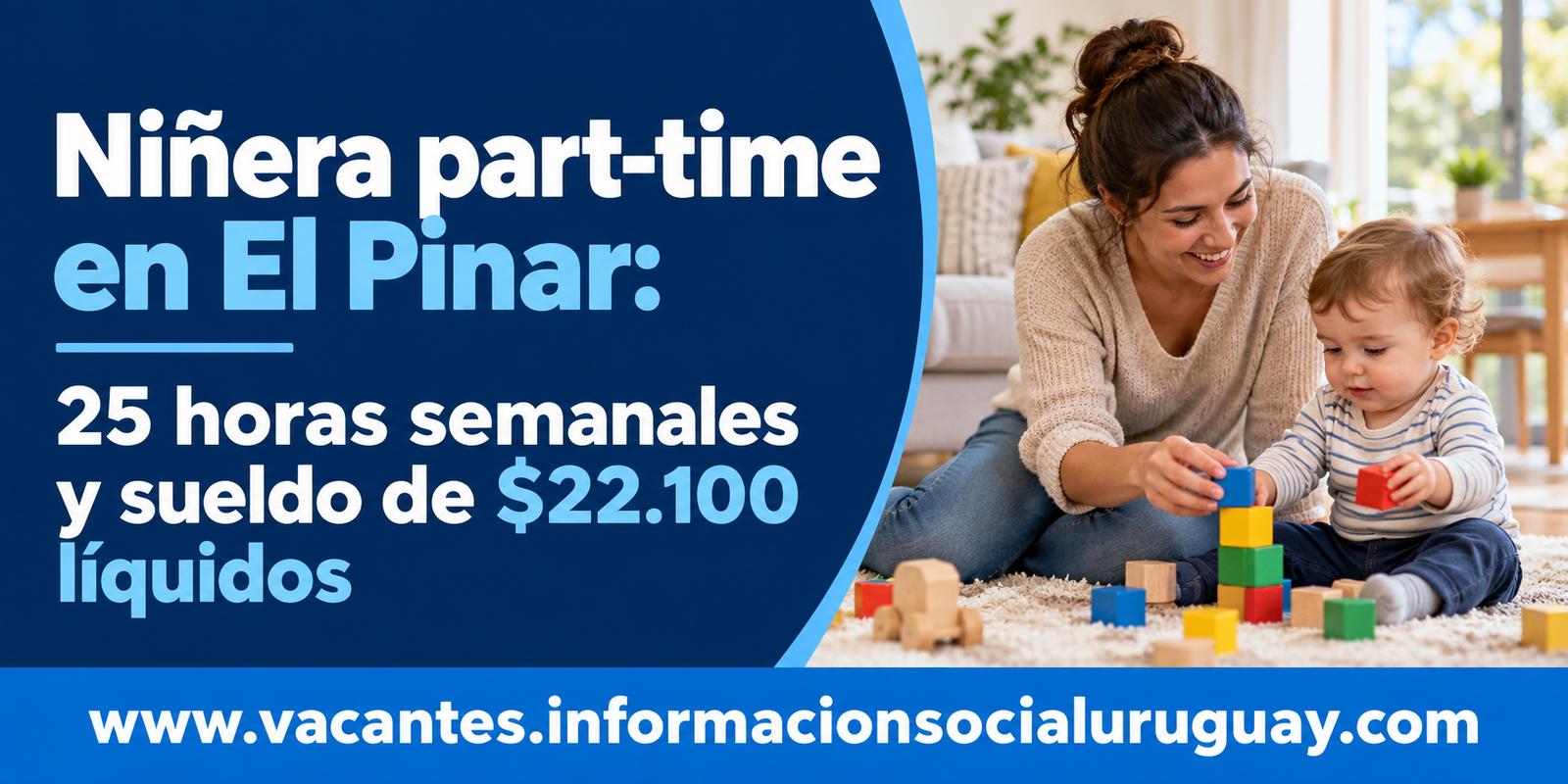 niñera part-time en El Pinar